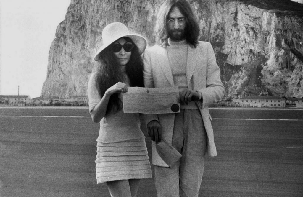 John Lennon Yoko Ono Gibraltar