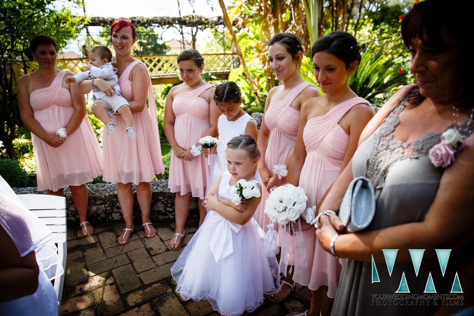 Tara & Harvey's wedding - The Dell, Alameda Botanical Gardens 6 Bridemaids in the Dell Gibraltar