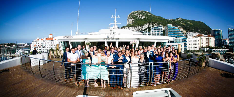 Sunborn Hotel Gibraltar Wedding Photography by Gary Tapp