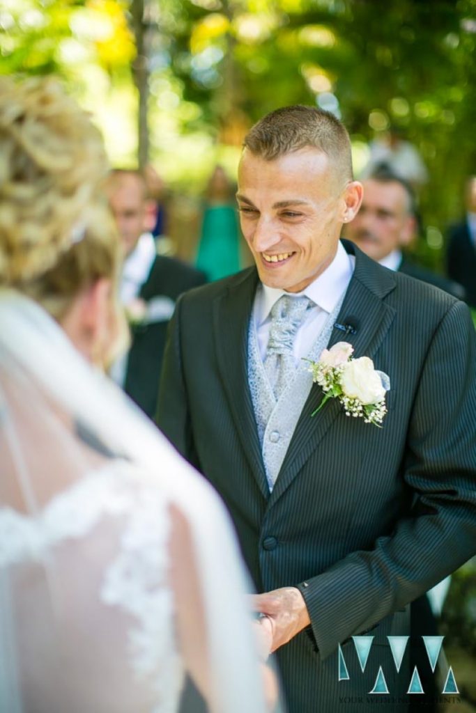 The Dell Gibraltar Wedding groom vows