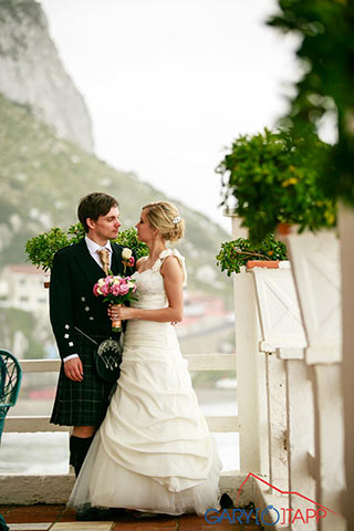 Wedding Photography in Gibraltar at the Rock Hotel