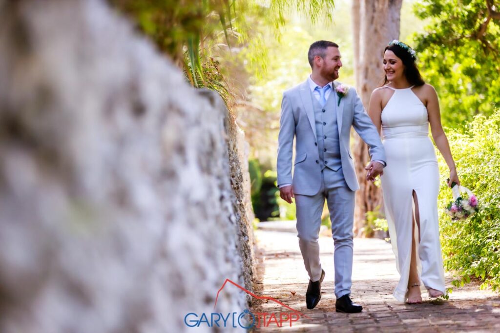 Walking through the Botanical Gardens Gibraltar