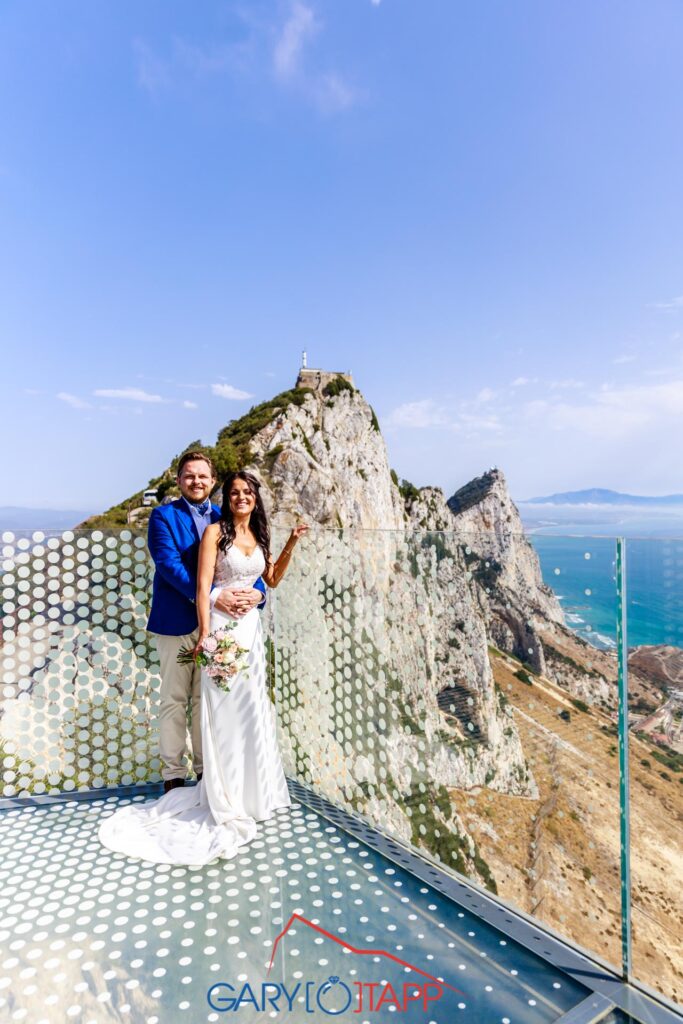 Skywalk Gibraltar Wedding